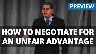 Guerrilla Negotiating Skills Training Video Preview featuring Orvel Ray Wilson