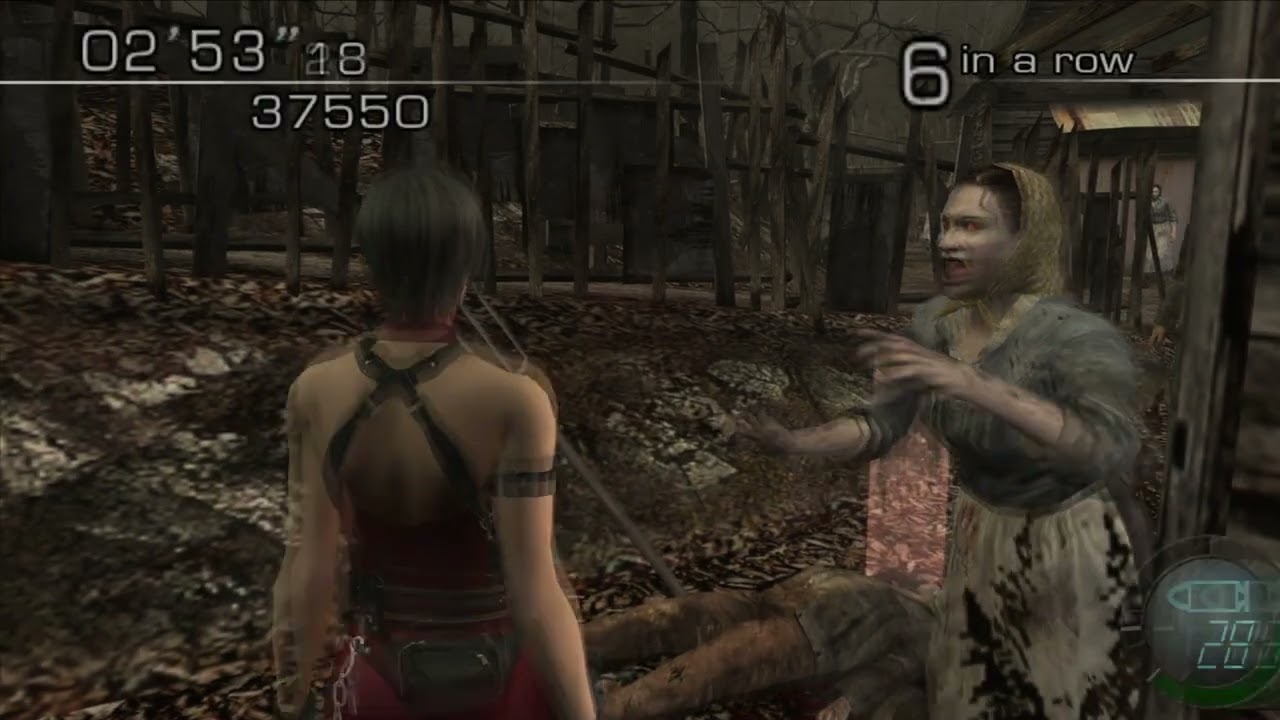 Resident Evil 4 Mercenaries Ada-Village 115490 Score