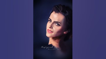 Emma watson digital art step by step video