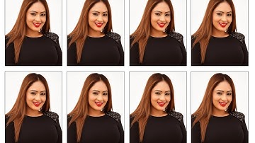 How to Create Passport size Photo as in Studio (One Click)