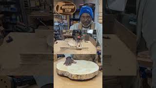 Flattening Results Of The Spalted Poplar Cookie. Jig