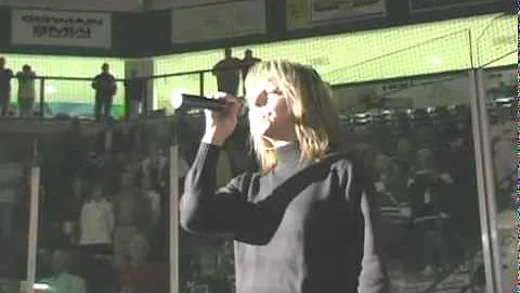Christina Giordano - National Anthem at Germain Ar...