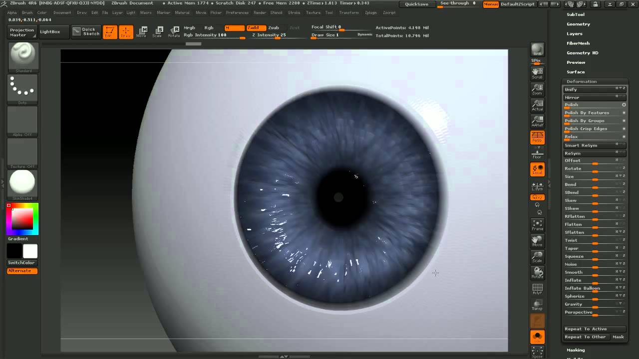 Extracting Detail from Polypaint zBrush YouTube