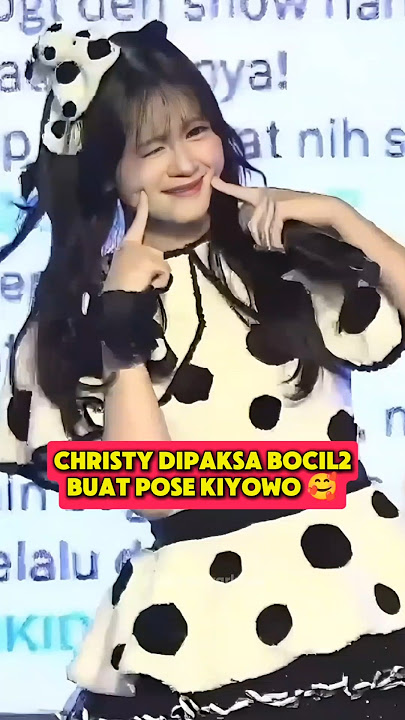 CHRISTY: 'GA MAU AH‼️NANTI RAME LAGI DI TIKTOK'😭 #jkt48 #jkt48newera #christyjkt48 #jkt48kidsday