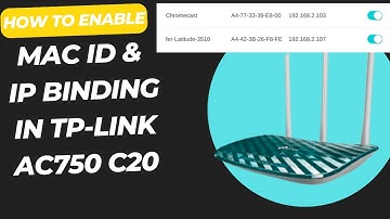 Mac & IP Address Binding Setup in TP-Link Archer C20 | Bind IP address to Mac ID in TP-link AC750