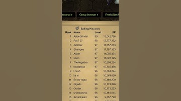 First Person To 99 Sailing (OSRS) ⛵