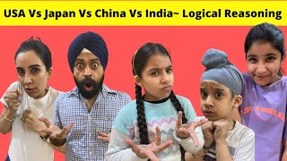 USA Vs Japan Vs China Vs India~ Logical Reasoning | RS 1313 SHORTS #Shorts