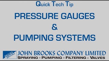 Pressure Gauges and Pumping Systems by John Brooks Company