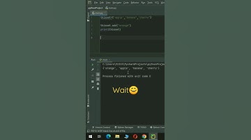Add Item In set Using the add() Function In Python | #shorts #shortvideo #short #python