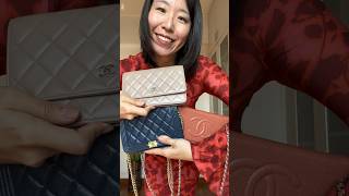 Show down of the three Chanel WOC wallet on chain. classic vs Leboy vs Double CC. What’s your pick?