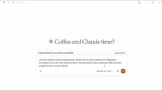 Part 4 of the AI Assisted QuickField Model generation webinar. Use case 2.