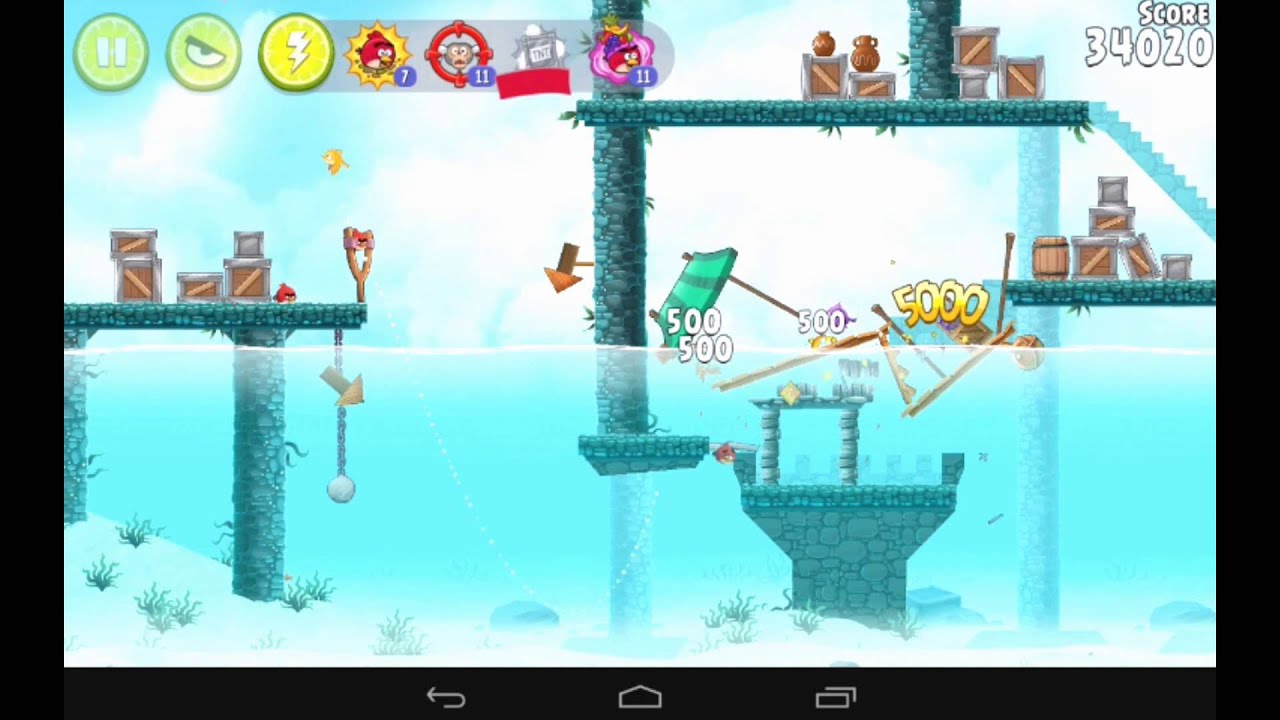 Angry Birds Rio 2 - High Dive Level #1 - 3 Star Walkthrough