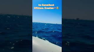 Im Miniboot auf freiem Wasser. Kroatien 🇭🇷 Vrsar Rovinj
