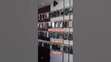 Mobile Cover Display Design decoration. #mobilecover #mobileshop #hook #hanger