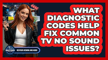 What Diagnostic Codes Help Fix Common TV No Sound Issues? - NextGen Viewing and Audio