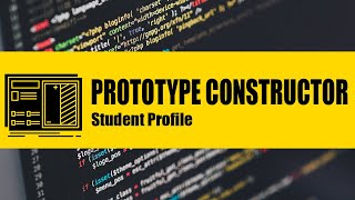JavaScript Prototype Constructor with Arguments