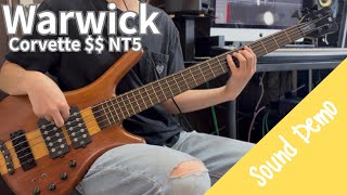 Warwick Corvette $$ NT5 Made in Germany Sound Demo—