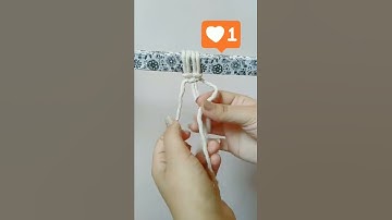 #macrametutorial #macrame #macramepattern #مكرمية #fyp