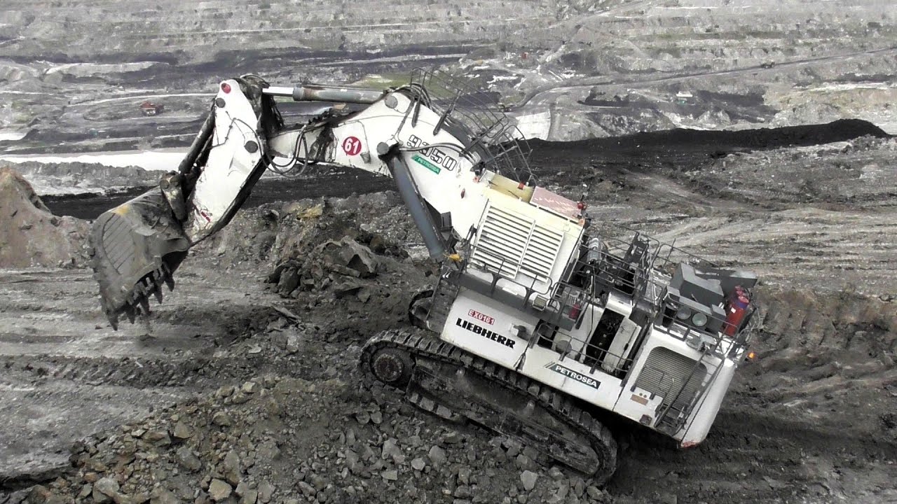 Massive Liebherr R9350 Excavator in Action! - Coal Mining Operations