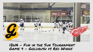 12UA Fun in the Sun Labor Day Tournament Game 4 Goldrush vs Red Wings - August 30, 2025