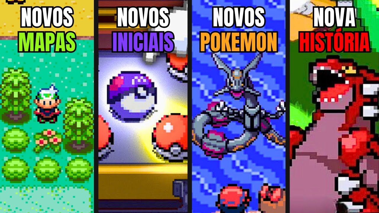 TOP 10 melhores ROM Hacks de Pokemon EMERALD de todos os tempos