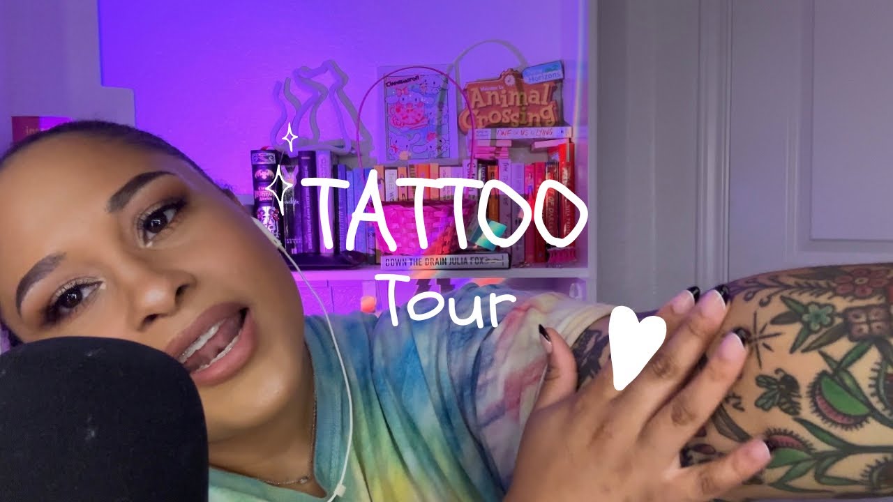 ASMR Tattoo Tour 💗🌷🫧🧚‍♀️☁️🎀✨