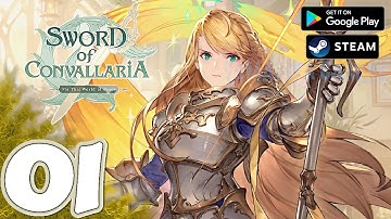 Sword of Convallaria [Mobile] Gameplay Walkthrough Part 1 | Prologue / Reroll | No Commentary