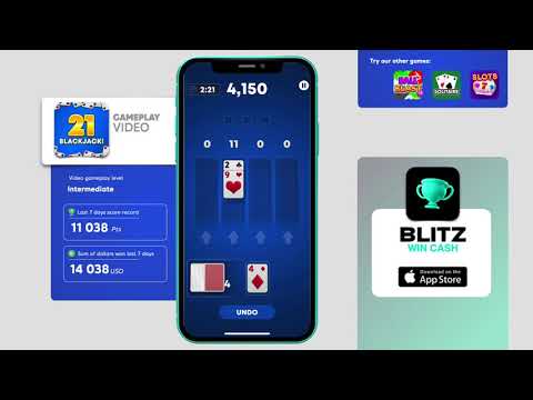 21 Blackjack Win Real Money with Blitz - Win Cash