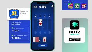 21 Blackjack Win Real Money with Blitz - Win Cash screenshot 2