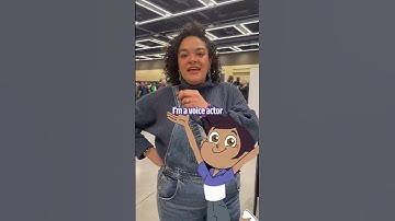 Thumbnail of We're at Seattle's Emerald City Comic Con, of course we asked voice actors to do this trend