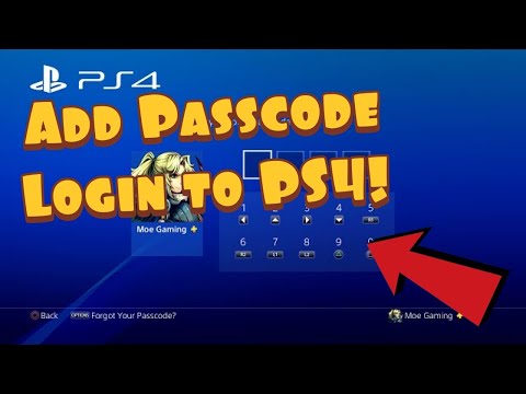 How To Add Passcode Login For Your PS4