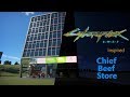 Cyberpunk 2077 inspired Chief Bief Store | Workshop Items | Planet Coaster