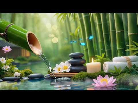 Peaceful Bamboo Fountain 🌿 Healing Piano Music for Deep Sleep, Meditation & Complete Relaxation