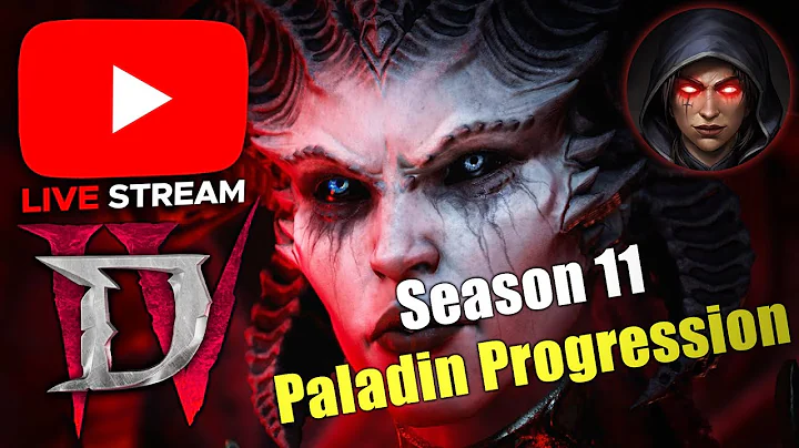 Diablo 4 Season 11 - Paladin 24/7, Huge Subathon!