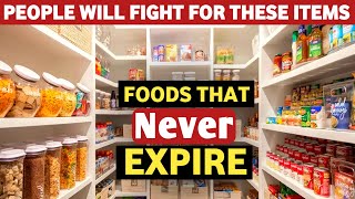 30 Foods to Stockpile That NEVER Expire