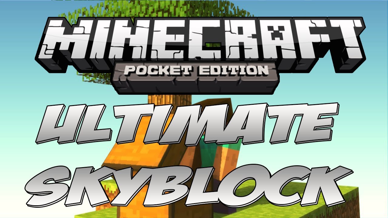 Minecraft Pocket Edition : ULTIMATE SKYBLOCK SEED !!! - YouTube