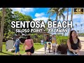 Paradise at sentosa beach virtual trip  siloso  palawan 4k singapore  august 2022