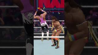 Ultimate warrior vs Hit Man part 5 #wwe #wwe2k26 #wweraw #wwesmackdown #hitman #ultimatewarrior