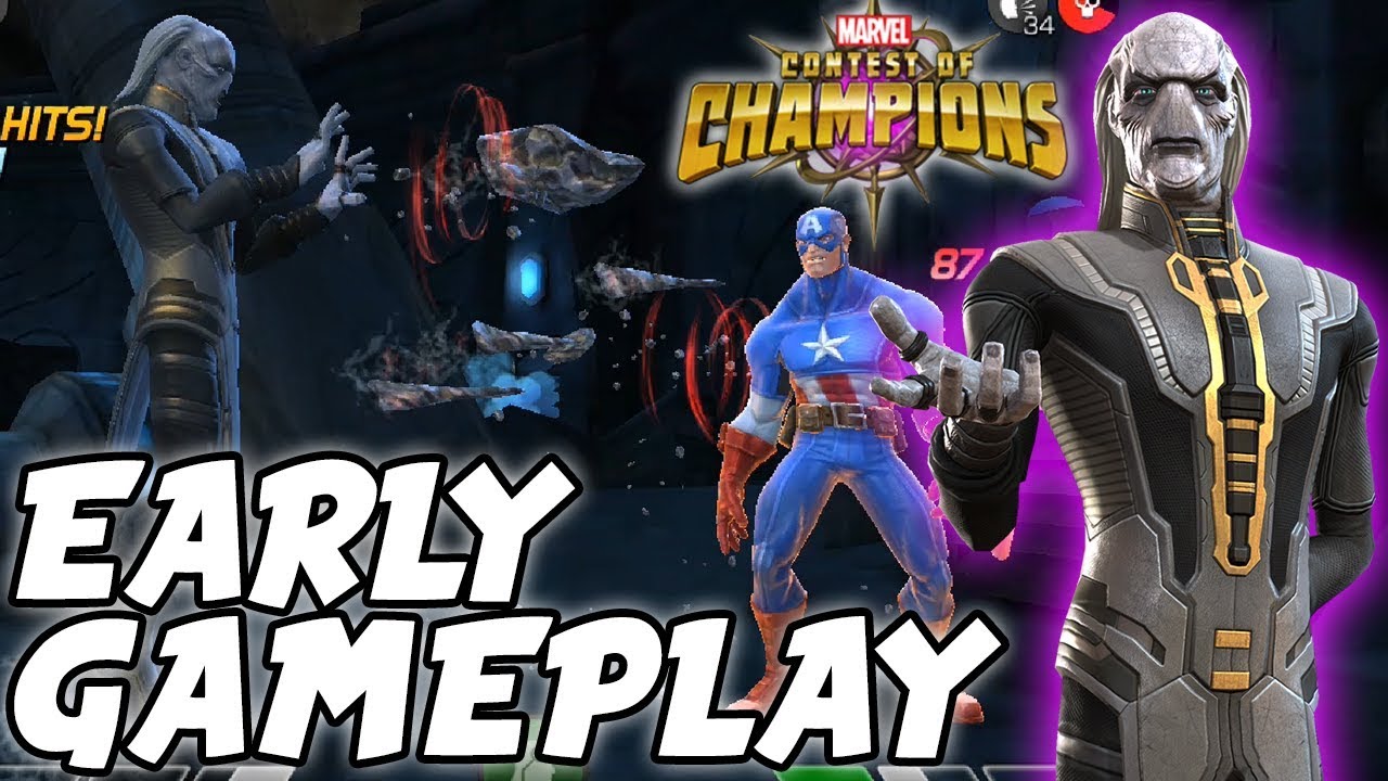 Ebony Maw EARLY ACCESS GAMEPLAY: Marvel Contest of Champions (Content Creator Program)