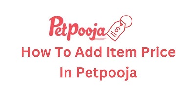 How To Add Item Price In Petpooja Billing Software |  Petpooja Tutorial