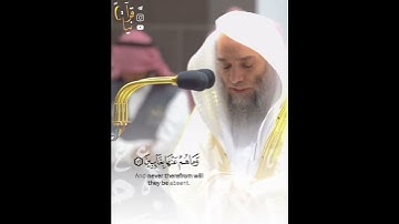 ﴿إِنَّ الأَبرارَ لَفي نَعيمٍ﴾ أواخر سورة الانفطار للشيخ فيصل غزاوي 🤍.
