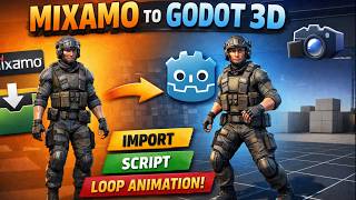 How to Import Mixamo Characters with Animation into Godot (Step by Step)