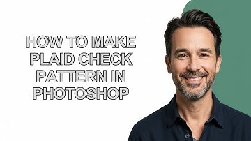 How to Make Plaid Check Pattern in Photoshop - KevinHowTo