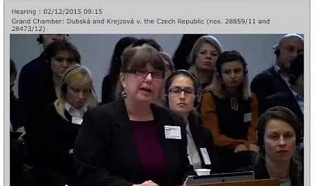Dr. Patricia Janssen testifies before European Cou...
