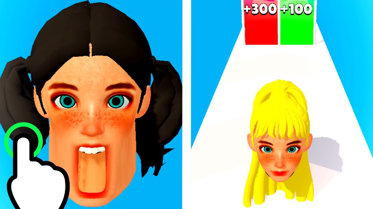 Head Craft 3D - Make Head Girl Run - All Levels iOS Android GamePlay #3