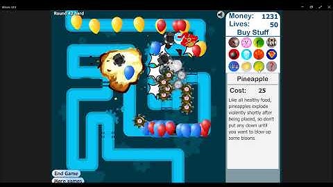 Using Every Tower Without Losing Lives (Track 3, Hard, Bloons Tower Defense 3 Challenge)