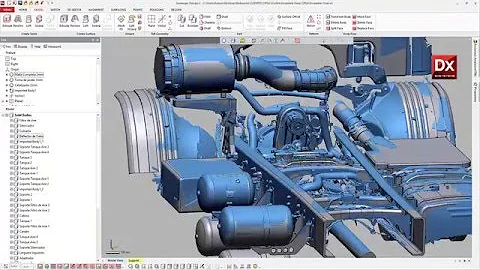 3D scan to CAD using Geomagic Design X and Creaform scanners by Ingeniera Midexacto, Mexico