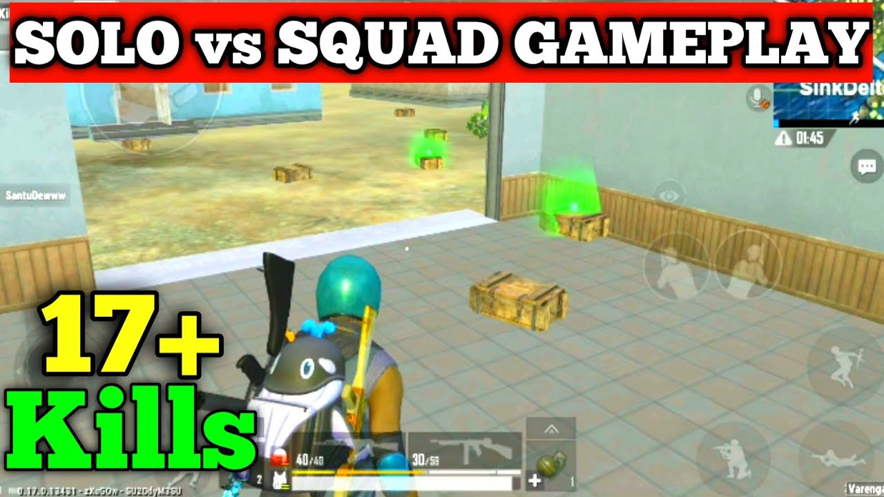 😱17 KILLS SOLO VS SQUAD RUSH GAMEPLAY VIDEO | PUBG MOBILE LITE - YouTube