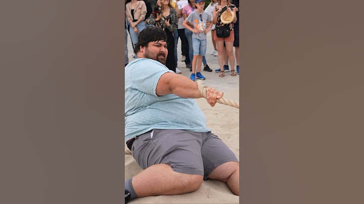 400lbs Mover VS 330lbs Strongman in Tug of War