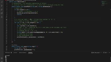 Permutation Code Java